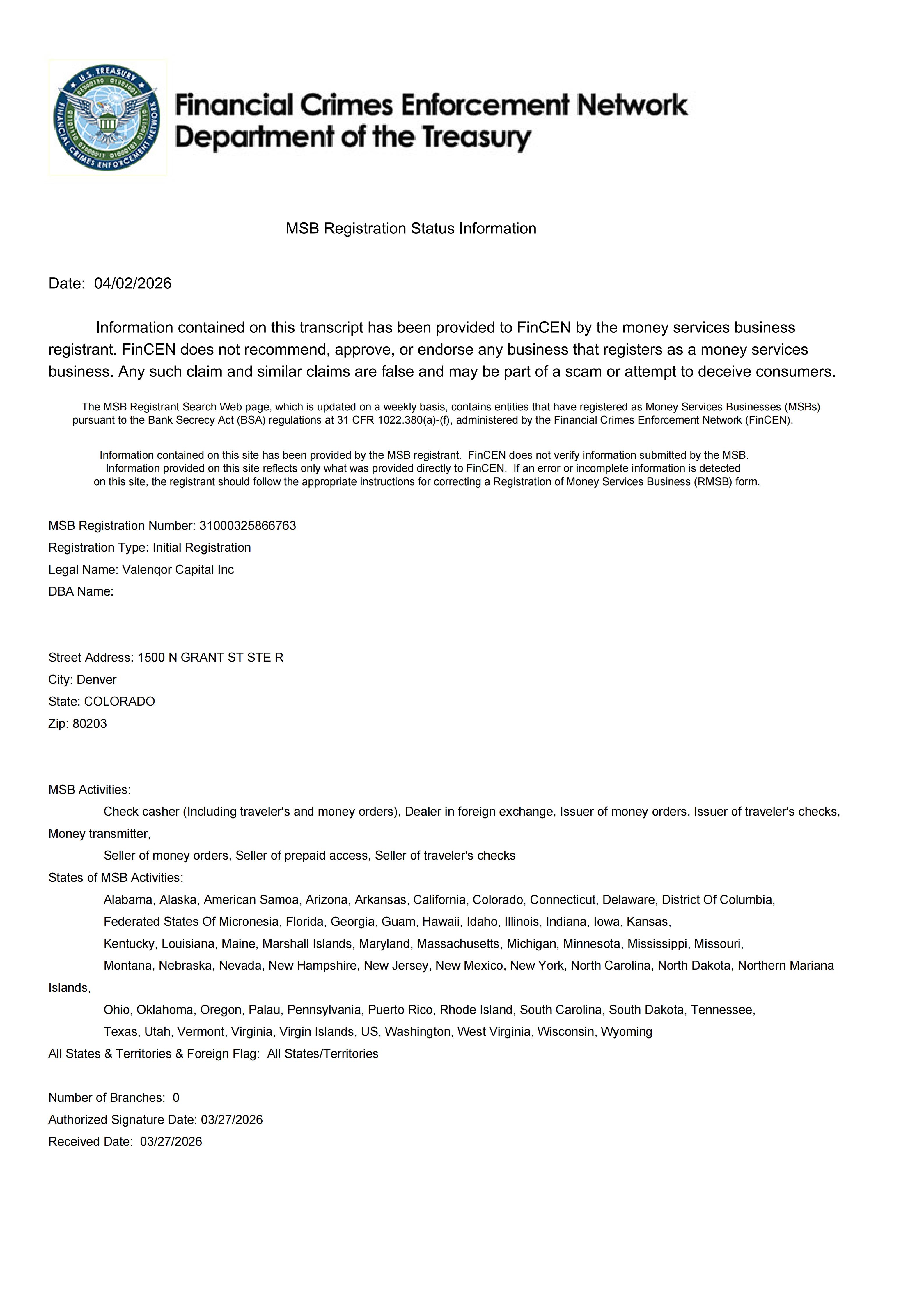 SEC RIA License